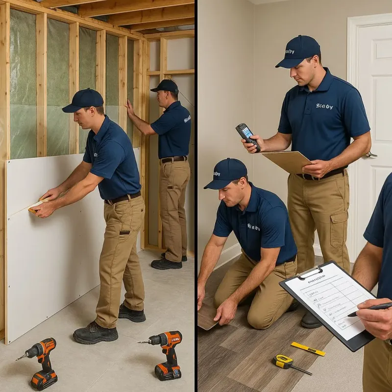 Repairs and Reconstruction process in Melville, NY